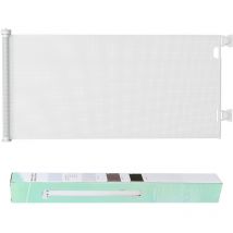 Barrière de sécurité enfant extensible Barrière d'escalier fermeture facile H.84 x l.140 cm max. blanc swagx
