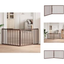Barrière pour chien pliable 2 panneaux 160 cm bois de peuplier - Barrière Pour Chien - Barrières Pour Chiens - Barrière Pour Animaux De Compagnie