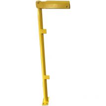 Rs Pro - Barrière sécurité Jaune en Acier ( Prix pour 1 )
