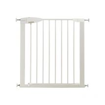 Munchkin - Barrière de sécurité enfant portillon semi-auto métal blanc, L.73 /79cm