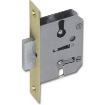 667 Bart-einsteckschloss, Dornmaß 40 Mm, Stahl/stulp Messing - Junie
