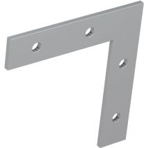 Barthelme - 62398803 CATania Verbinder 90° Connecteur angulaire 90° acier inoxydable V2A (l x l x h) 50.5 x 50.5 x 1.7 mm