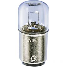 00142405 Kleinröhrenlampe 24 v 5 w BA15d Klar 1 St. - Barthelme
