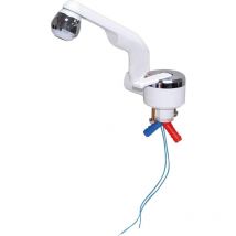 20000-230 Einhebel-Mischarmatur Schlauch-Anschluss 10 mm Weiß, Chrom - Barwig