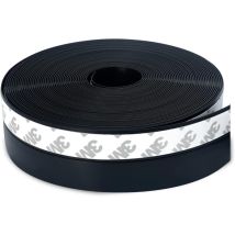 Bas de Porte Adhésif, 10M x 3,5CM Bande d'étanchéité Auto-adhésive de Silicone pour Porte et Fenetre. Protection contre l 'eau, Protection contre les