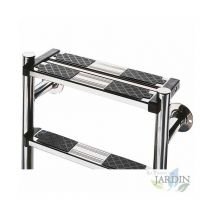 Astralpool - Bas d'échelle pour piscine 3 marches + Marche de sécurité