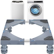 [en.casa] - Base ajustable Marklohe support pour soulever lave-linge et réfrigérateur 79478691