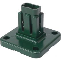 Moreda - Base aluminio para poste Hércules - 125x125 mm