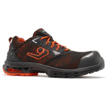 Base Berlin B1704A S1PS esd sc lg fo sr Vegane Sicherheitsschuhe - 41 eu - Nero/Arancione