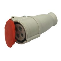 Base Cetac Aérea 3P+T 32A 400V – Enchufe Hembra