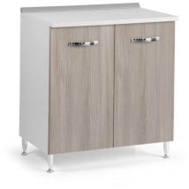 Base cucina due ante 80x50x85H colore olmo