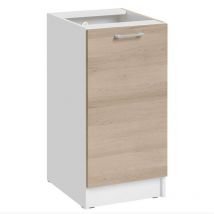 Mobile base da cucina Eco Quercia Naturale a 1 anta l 40 cm