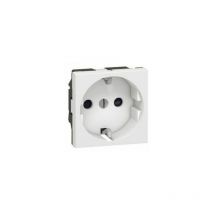 Legrand - Base de enchufe 2P+TT blanco Mosaic 77213
