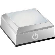 Base de lumière LED pour cristal 3D verre art coloré plaque d'affichage de support carré éclairé plat