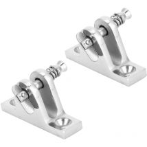 Treetalk - Base de pignon inclinée 55x18MM, 2 pièces, avec goupille extractible, base de pignon extractible