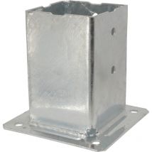 Base cuadrada atornillable para poste de jardín - 160x160 mm - simpson - PPJBT160