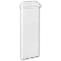 Base di pilastro 123300 Profhome elemento decorativo design classico senza tempo bianco