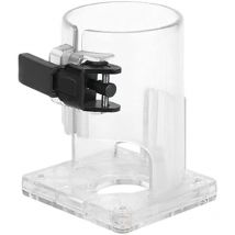 Base en plastique transparent pour défonceuse à bois Accessoire de protection libération rapide