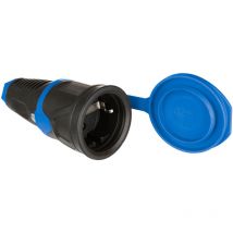 Solera - Base Aérea Caucho 16A 250V ttl IP54 4.8mm Negra