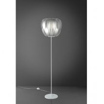 Base et Tige Argent en Métal Cm. 42x172h