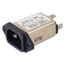Electro Dh - Filtre secteur 250vac 10amp Base Iec 320 + Filtre ligne Rfi/emi 31.224/10