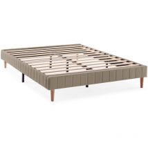 Base imbottita Eris 160x200 cm Beige