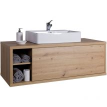 Iperbriko - Base Lavabo con Lavandino - 123x42x51 cm