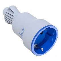 Bipolare Mobile Socle con presa t/t 16A 250V 707CKB Solera Materiale abs bianco - Potenza massima 3680W