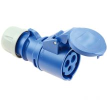 Prise étanche cetac 2 pôles + terre bleu 16a Solera 903131a