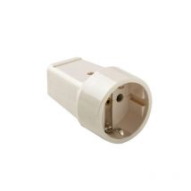 Duolec - Base enchufe aérea t/t lateral. 5 unidades. Color blanco - talla
