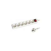 GSC - Base multiple 6 prises avec interrupteur 5 mètres de câble 0000796