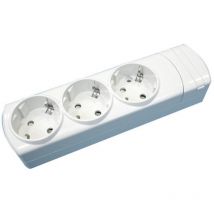 Electro Dh - Base multiple de 3 prises 16A/250V sans câble . Avec la protection de l'enfance. 36.101/SC 8430552128358