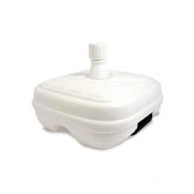 Adriatic - Pied de parasol en plastique blanc Roue Adriatique