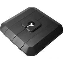 Base Parasol Plastique Rechargeable Noir 81 Kg,Assemblage Rapide pour Parasol Déporté