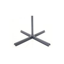 Base Per Ombrellone A Croce In Metallo 1x1 Mt. Tubo Tubo 48 Mm