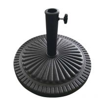 Base per ombrellone in resina nero
