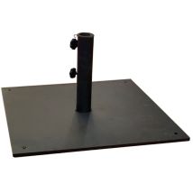 Base Ombrellone In Acciaio Antracite Con Peso 30kg Doppio Bloccaggio