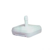 Tuttacasa - Base pour parasol avec roues en pvc remplissable de sable ou d'eau pour piquets de 30 a' 54 mm
