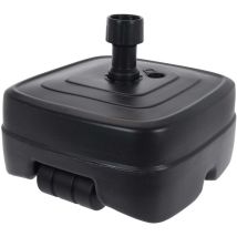 Progarden - Base pour parasol de jardin, noir, 45 l