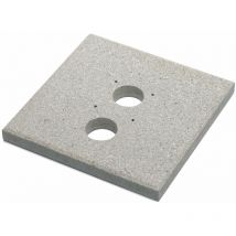 Bel-fer - Base Quadrata 40x40x4 cm per Fontana 42/SRV in Cemento Belfer 42/BSE/9 Grigio