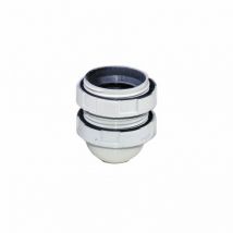 Base roscada E27 Tibelec plástico, blanco 60 w Tibelec