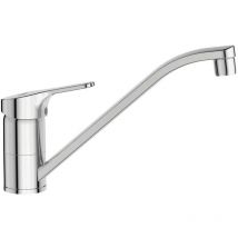 Ideal standard Ceramica Dolomite Base Miscelatore Rubinetto Monocomando Lavello Con Bocca tubolare Orientabile, Finitura Cromo BD608AA