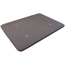 Base tapizada Roma tapizado tela 3d gris con 4 aireadores y 5 barras horizontales de 90x200.