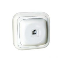 Electro Dh - Base téléphonique de surface RJ11. 8p/8c 36.480/RJ45 8430552111589