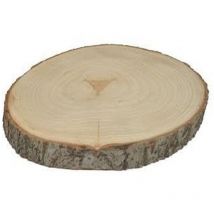 Tronco rotondo base h2,5 x D22 in legno decorativa vassoio lavori decoupage casa lavoro tavoletta