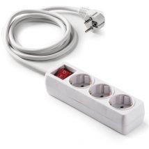 Regleta de 3 Tomas tt c/Int 3m Blanco Famatel 9/803