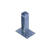 Bases pour Poteaux Base Galvanisée Vigor 15X10 Mm. 50X50