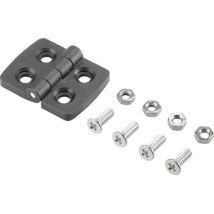 Kunststoff-scharnier 39x30x4mm 39 Mm 1 St. - Basetech