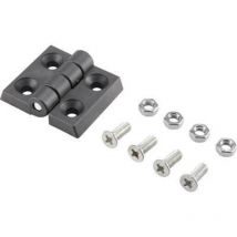 Basetech Charnière en plastique 53 x 44 x 8 mm 53 mm 1 pc(s) X045581