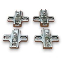 Basetta regolabile per cerniere salice wurth h 0 3 6 9 mm taglia: 9